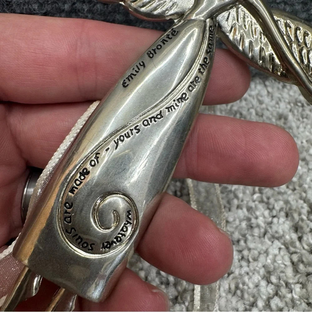 Serenity Angel Midwest Cannon Falls Emily Bronte Quote‎ Angel Ornament